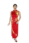 Jinza Oriental Couture Chinese Tea Ceremony Dress Chinese Tea Ceremony Dress | Goldwork II Chinese Red Cheongsam for Wedding