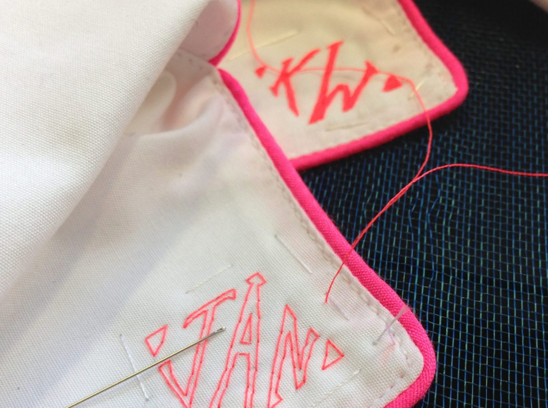 Jinza Oriental Couture Monogram Embroidery Monogram | Family Legacy Name Embroidery