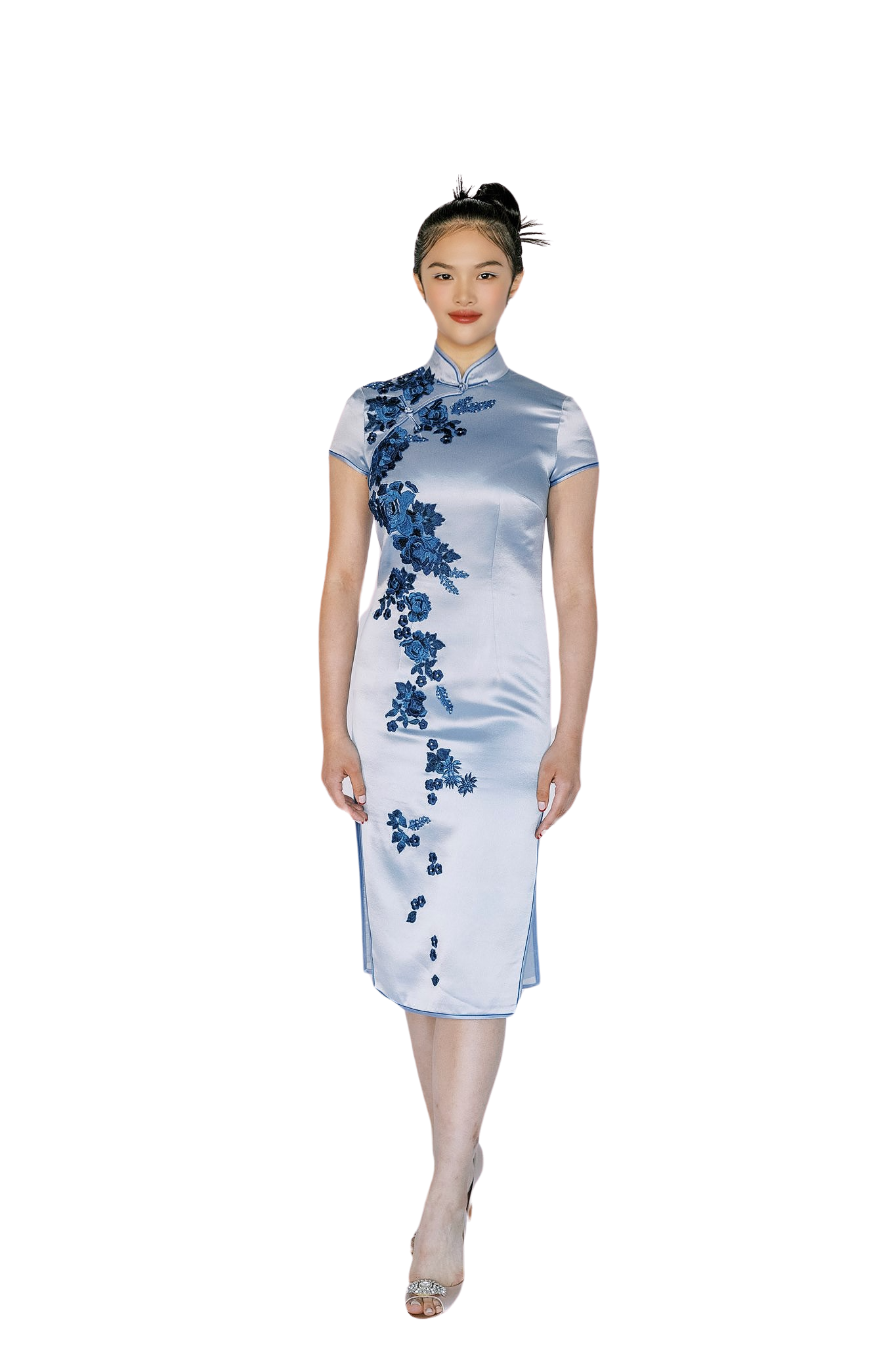 Grey Plum - Contemporary Cheongsam Dress – Clon's