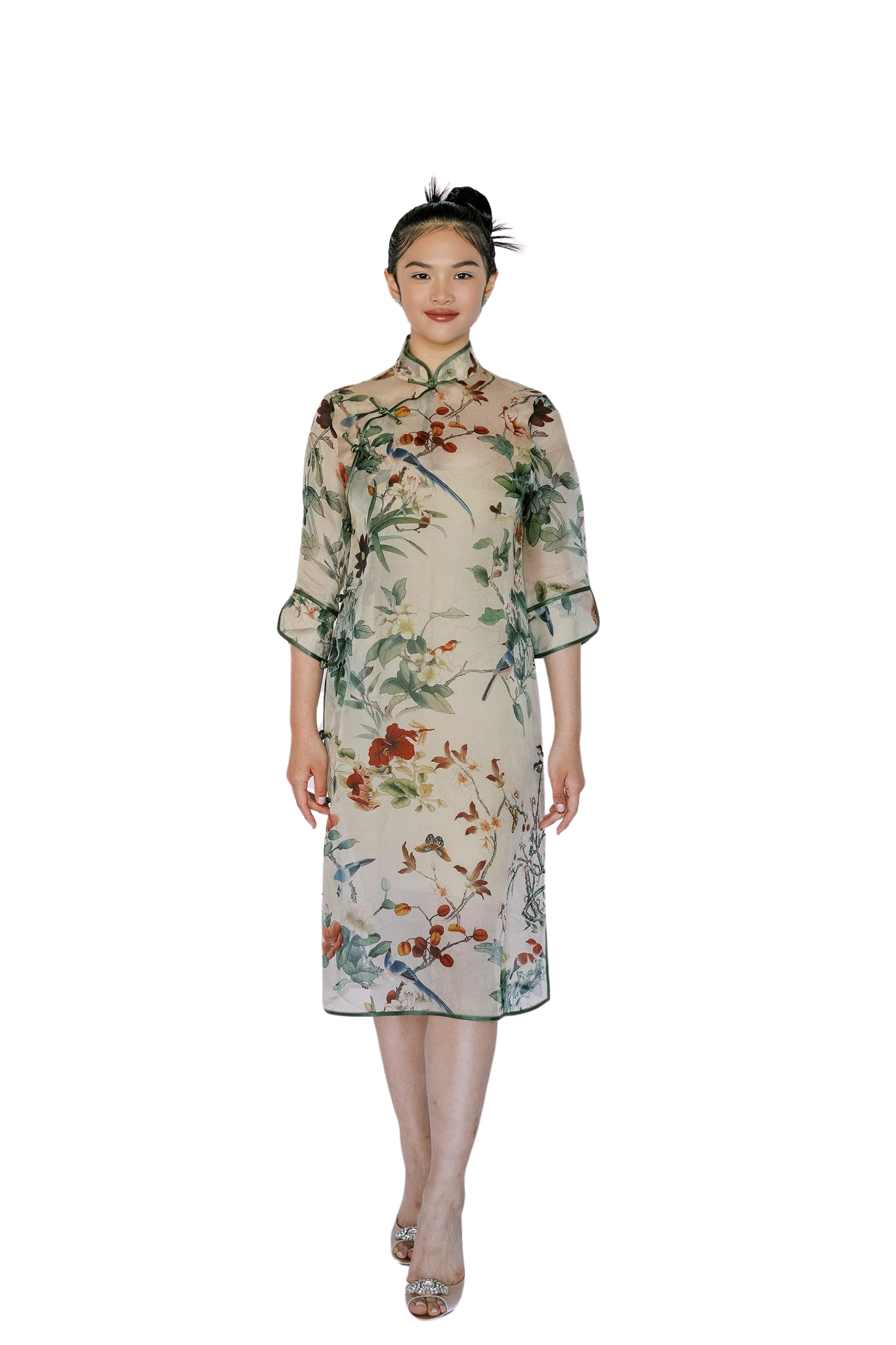 Cheongsam satin deals