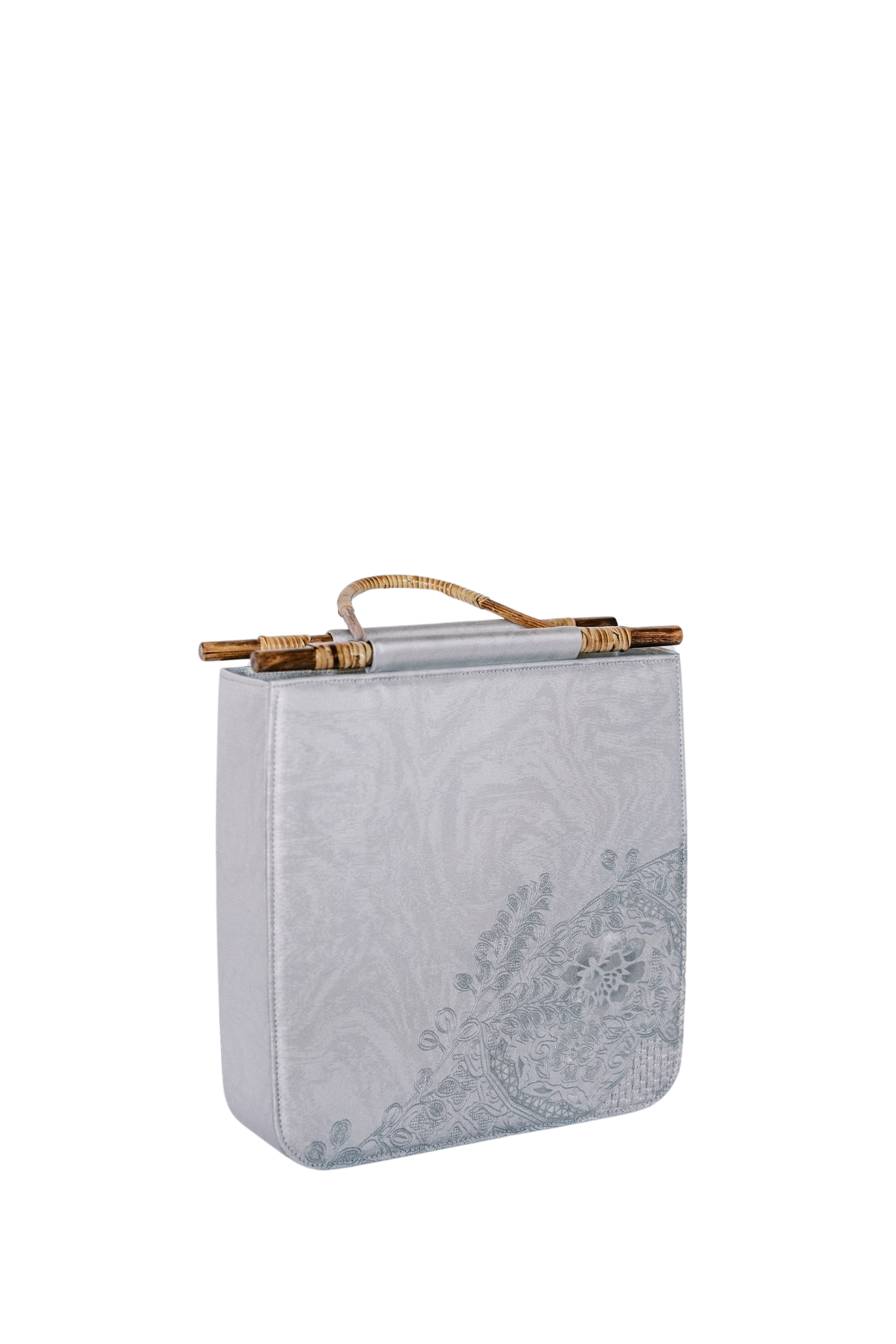 Jinza Oriental Couture Wedding Accessories | Vintage Silver Handbags for the Mother of the Bride and Groom